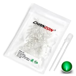 Diffused 3mm Led Diode Kit White Red Green Blue Yellow Orange 2V 3V 3 mm F3 Bulb Light Emitting Assortment Set Diy PCB Arduino