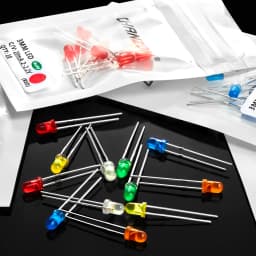 Diffused 3mm Led Diode Kit White Red Green Blue Yellow Orange 2V 3V 3 mm F3 Bulb Light Emitting Assortment Set Diy PCB Arduino