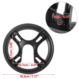 X Autohaux Bicycle Crankset Protective Cover Crank Chain Wheel Ring Guard Protector Sprocket Ring 40T42T 46T 48T 52T4/5 Holes