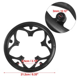 X Autohaux Bicycle Crankset Protective Cover Crank Chain Wheel Ring Guard Protector Sprocket Ring 40T42T 46T 48T 52T4/5 Holes