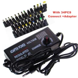 AC DC 3V 5V 9V 12V 24V 36V Power Supply Adapter 1A 2A 3A 5A 10A Transformers 220V To 12V Power Supply Adjustable Display Srceen