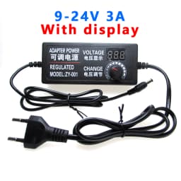 AC DC 3V 5V 9V 12V 24V 36V Power Supply Adapter 1A 2A 3A 5A 10A Transformers 220V To 12V Power Supply Adjustable Display Srceen