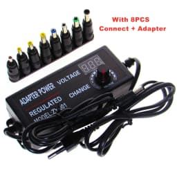 AC DC 3V 5V 9V 12V 24V 36V Power Supply Adapter 1A 2A 3A 5A 10A Transformers 220V To 12V Power Supply Adjustable Display Srceen