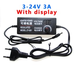 AC DC 3V 5V 9V 12V 24V 36V Power Supply Adapter 1A 2A 3A 5A 10A Transformers 220V To 12V Power Supply Adjustable Display Srceen