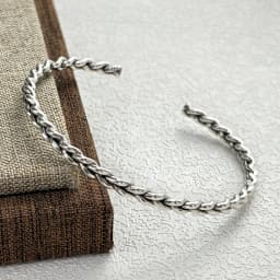 PANJBJ 925 Sterling Silver Feather Adjustable Couple Bangle Gothic Punk Design Women Jewelry Gift Lucky Bracelet Dropshipping