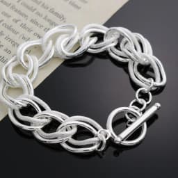 PANJBJ 925 Sterling Silver Feather Adjustable Couple Bangle Gothic Punk Design Women Jewelry Gift Lucky Bracelet Dropshipping
