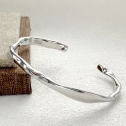 PANJBJ 925 Sterling Silver Feather Adjustable Couple Bangle Gothic Punk Design Women Jewelry Gift Lucky Bracelet Dropshipping