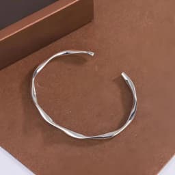 PANJBJ 925 Sterling Silver Feather Adjustable Couple Bangle Gothic Punk Design Women Jewelry Gift Lucky Bracelet Dropshipping