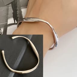 PANJBJ 925 Sterling Silver Feather Adjustable Couple Bangle Gothic Punk Design Women Jewelry Gift Lucky Bracelet Dropshipping