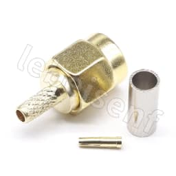 10pcs Coaxial RF Connector RP-SMA-J/K-1.5 Reverse Polarity Male Head Female Pin WIFI Antenna Extension Cable Connector