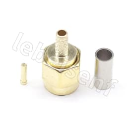 10pcs Coaxial RF Connector RP-SMA-J/K-1.5 Reverse Polarity Male Head Female Pin WIFI Antenna Extension Cable Connector