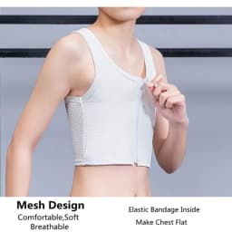 Breast Binder Transboy Vest Women Lesbian Flattern Chest Binders Breathable Les Corset Shirt Transmen Bustier Tops Shapewear