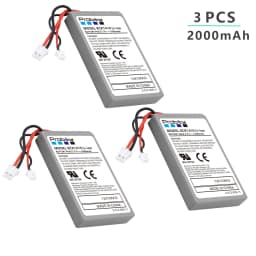 For SONY PS4 Pro Slim LIP1522 Dualshock 4 V1 V2 Wireless Controller Playstation GamePad 4x 2000mAh Rechargeable Battery
