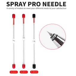 3pcs set 0.2/0.3/0.5mm Airbrush Nozzle Needle Airbrushes Spray Gun Spraying Paint Sprayer Replacement parts Tool Accessories