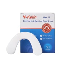 Y-Kelin Denture Adhesive Cushion 30/90/150 Pads / Pack Lower Natural Strong All Day Hold Comfort  Cushions