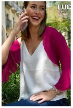 Chiffon Bolero Wedding Jacket 3/4 Bell Sleeve Shrug Wedding Wrap Bridal Cover Up Plus Size Women's Cape Custom made