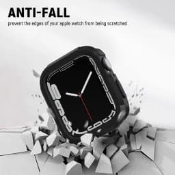 Rugged Cover for Apple Watch Case 44mm 40mm 45mm 41mm SE 6 3 iWatch Accessories TPU Screen Protector Apple Watch Series 5 8 7 9