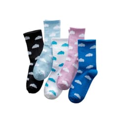 Socks Female Sky Blue Small Fresh White Cloud Student Sports Tide Socks Female Couple Hip-hop Skateboard Socks