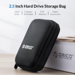 ORICO 2.5 Inch Hard Disk Box Solid Color Protection Bag Portable Hard Disk Case Suitable for Hard Disk Storage Protection