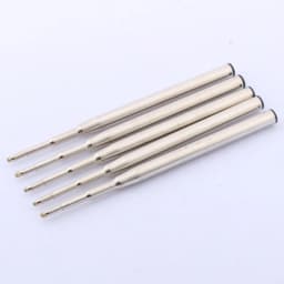 High quality brand 5pc Blue metal 5pc Black 0.5MM office Ballpoint pen Refills signature Stationery Supplies ink refills