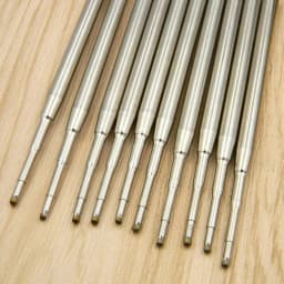 High quality brand 5pc Blue metal 5pc Black 0.5MM office Ballpoint pen Refills signature Stationery Supplies ink refills
