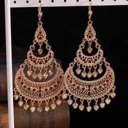 Moroccan Fashion Alloy Earrings French Hook Earrings Women's Elegant Wedding Party Preferred Accessories
