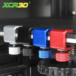 XCR3D 2pcs 3D Printer Parts Glass Plate Clamp Clip Build Platform Heated Bed Retainer Hotbed Adjustable Fixed Clip for Ender 3