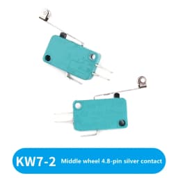 Limit Microswitch 5pcs 5A 250V 125V NO + NC + COM 6.3mm 3 Pins SPDT Micro Switch 28mm 52mm Arc Roller Lever Touch Switch