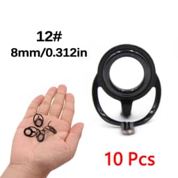 Fishing Rod Repair Kit Spinning Rod Building Components Stainless Steel Casting Fishing Rod Guides Replacement Set Tackle 4~38mm