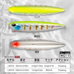 Hunthouse REALIS Pencil 65 Floating Stickbait Fishing Lure 65/100mm 5.5/14.5g WTD Action With Sound Pesca Artificial Fish Tackle