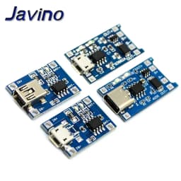 5PCS Type-C/Micro USB 5V 1A 18650 TP4056 Lithium Battery Charger Module Charging Board With Protection Dual Functions Li-ion