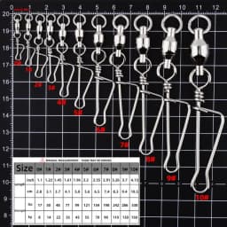 20pcs/bag Rolling Barrel Fishing Swivels T Shape Nice Snap Lure Connector Fishing Tackle Saltwater Emerillon Peche Pesca