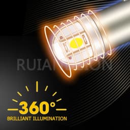 Ruiandsion BA9S LED Bulb T4W 233 Wedge W5W 12V Super Bright Car Motorcycle Instrument Dashboard Indicator Light Reading Lamp