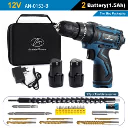 New Style 21V 16.8V 12V Electric Cordless Screwdriver 3 Functions Wireless Impact Drill Mini Lithium Battery Charging Hand Drill