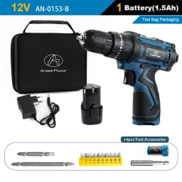 New Style 21V 16.8V 12V Electric Cordless Screwdriver 3 Functions Wireless Impact Drill Mini Lithium Battery Charging Hand Drill
