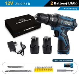 New Style 21V 16.8V 12V Electric Cordless Screwdriver 3 Functions Wireless Impact Drill Mini Lithium Battery Charging Hand Drill