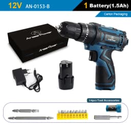 New Style 21V 16.8V 12V Electric Cordless Screwdriver 3 Functions Wireless Impact Drill Mini Lithium Battery Charging Hand Drill