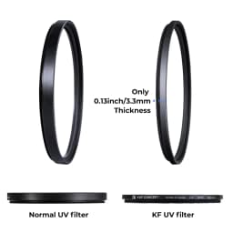 K&F Concept MCUV Filter 37/39/40.5/43/46/49/52/55/58/62/67/72/77/82mm Ultra Slim Optics Multi Coated Ultraviolet Protection