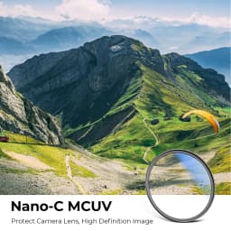 K&F Concept MCUV Filter 37/39/40.5/43/46/49/52/55/58/62/67/72/77/82mm Ultra Slim Optics Multi Coated Ultraviolet Protection