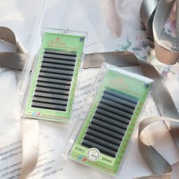 GLAMLASH W Shape Bloom 3D Premade Volume Fans Eyelash Extensions C/D/L/LU/M Natural Soft Light Individual YY Lashes Full Dense