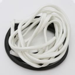 White/Black 600 Deg.C Fiberglass Tube 1mm ~ 40mm High Temperature Chemical Glass Fiber Braided Sleeve Soft Wire Pipe Protector