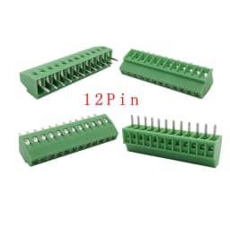 5/10pcs KF128 2.54mm 0.1" Pitch Mini PCB Screw Terminal Block Connector for Wires 2P 3P 4P 5P 6P 7P 8P 9P 10P 12P 16P Terminal