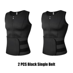 Men Body Shaper Waist Trainer Vest Slimming Shirt Sauna Sweat Vest Compression Undershirt Shapewear Fat Burner Workout Tank Tops
