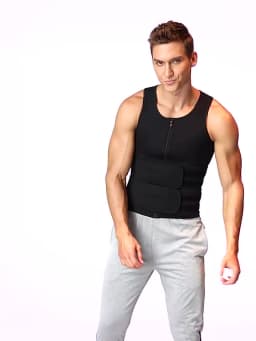 Men Body Shaper Waist Trainer Vest Slimming Shirt Sauna Sweat Vest Compression Undershirt Shapewear Fat Burner Workout Tank Tops