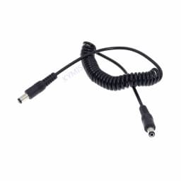 DC 5.5*2.1mm Male to 5.5*2.1mm Male Power Retractable Cord 1.5m Power Adapter DC Jack Plug 5.5mmx2.1mm Cable With Spring