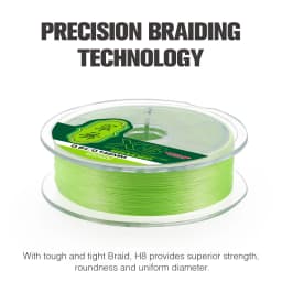 TSURINOYA 300M 150M 100M 8 Weaves PE Fishing Line H8 Ultra-long Casting 8 Strand Braided Smooth Multifilament Line 14-50LB