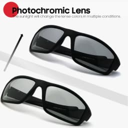 Men Photochromic Sunglasses Cycling Matte Black Sports Goggles Women Color Changing Polarized Bicycle Riding 2026 Sun Glasses