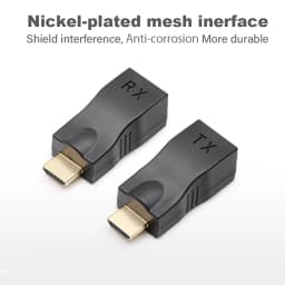 Video Extender HD to RJ45 4K 3D HDTV 1.4 Up to 30M Extension to RJ45 Over Cat 5E/6 Network LAN Ethernet Adapter