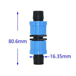 5pcs 16mm Irrigation Drip Tape Connectors Tee Elbow End Plug Repair Connector Agricultural Water Saving Irrigation Hose Joint