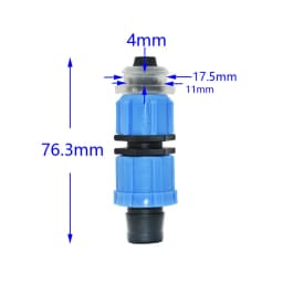 5pcs 16mm Irrigation Drip Tape Connectors Tee Elbow End Plug Repair Connector Agricultural Water Saving Irrigation Hose Joint